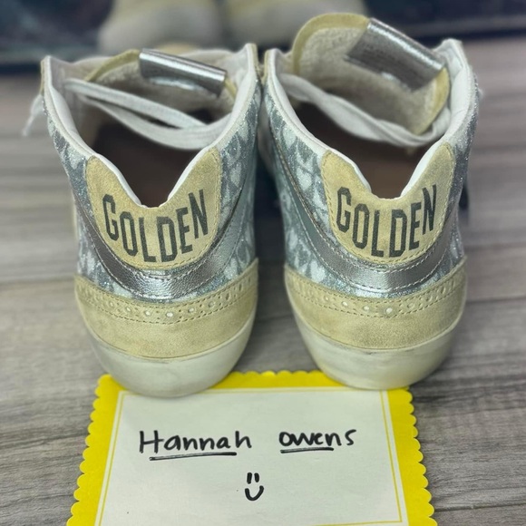 Golden Goose Swarovski crystal heart pattern Midstars — size 40 (US 10) // $1795 - Picture 10 of 14